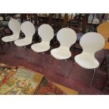 Set of 5 retro chairs