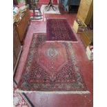 2 Eastern wool rugs