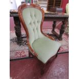 Victorian style nursing chair