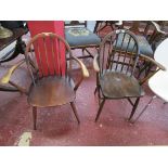 Pair of Ercol armchairs