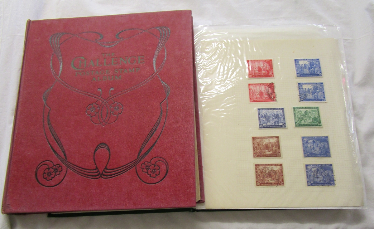 Stamps - All World challenge album & stock book of Europe & All World - Mint & Used