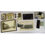 Box of collectables to include military picture etc