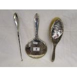 Silver brush set