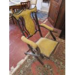 Early folding campaign chair A/F