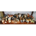 Collection of ceramic dogs to include Beswick