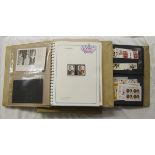 Stamps - 3 folders of GB & Commonwealth stamps for Charles & Diana wedding 1981