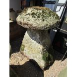 Very large Staddle stone with top