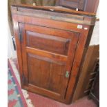 Large oak corner cupboard