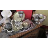 Collection of silver plate