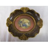 Miniature picture - Lovers in gilt frame