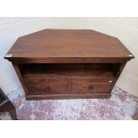 Sheesham wood corner cabinet