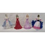 Collection of 4 Royal Doulton figurines