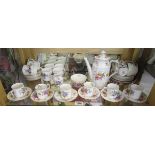 Shelf of china to include Royal Crown Derby