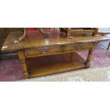 2 drawer coffee table by Titchmarsh & Goodwin