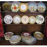 Collection of china plates