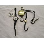 Collection of watches to include pocket watch
