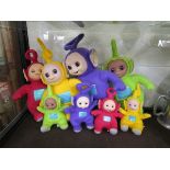 Collection of first edition Teletubby soft toys