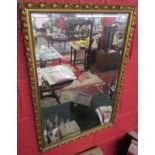 Gilt frame bevelled mirror