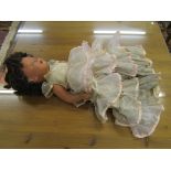 Large vintage doll marked Cinderella No 4 - British Made to the feet