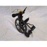 Antique mechanical apple peeler