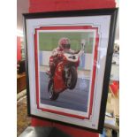 Signed L/E print - Ruby Red by Carl Fogarty - More details verso