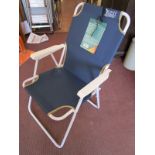 Set of 4 new and unused patio chairs