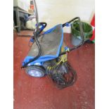 Electric lawn rake