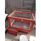 Panels for 9 rabbit runs - 1 assembled - Also suitable for aviaries etc