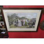 Large print of village wedding