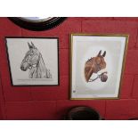 2 race horse prints - Arkle & Red Rum, the later being L/E & signed