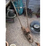 Antique seed drill