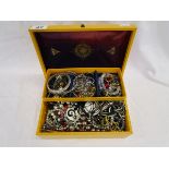 Box of costume jewellery