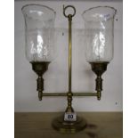 2 branch hurricane lamp