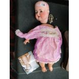German bisque head doll - Marked Porzellanfabrik - Burggrub 169 Special - 12 Germany