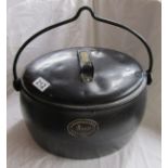 3 gallon lidded cooking pot by A Kenrick & Sons