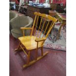 Pine rocker