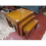 Retro nest of 3 tables