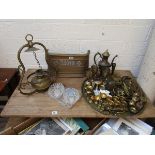 Collection of brass, copper etc