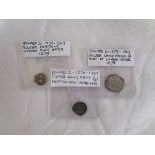 Coins - 3 hammered silver Edward I (1272- 1307) coins