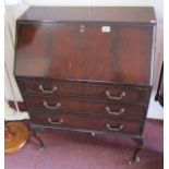 Mahogany bureau