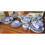 Copeland Spode tea set with blue back stamp