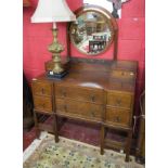 Oak dressing table