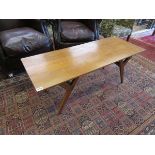 Retro teak coffee table