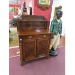 Fine Victorian mahogany and walnut chiffonier