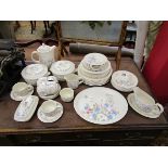 Large Poole dinner service - Springtime