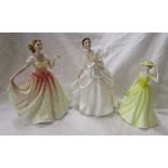 3 Royal Doulton figurines - HN 4586, HN 3644 & HN 2961