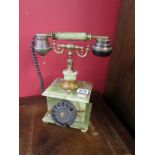 Vintage onyx telephone