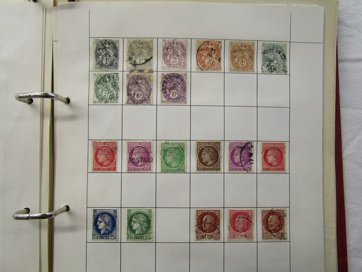 Stamps - 3 albums / folders of all World to include France, China & Commonwealth - Image 4 of 6