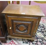 Small oak pot cupboard