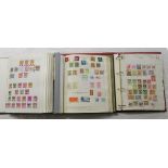 Stamps - 3 albums / folders of all World to include France, China & Commonwealth